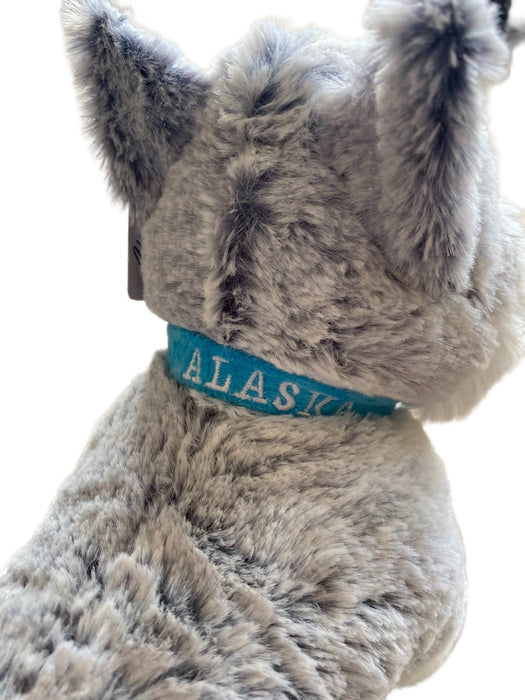 Husky with Alaska Collar, Premium Plush Fabric KIDS / PLUSH