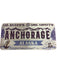 Lat/Long. Anchorage License Plate, Magnet COLLECTIBLES / MAGNETS