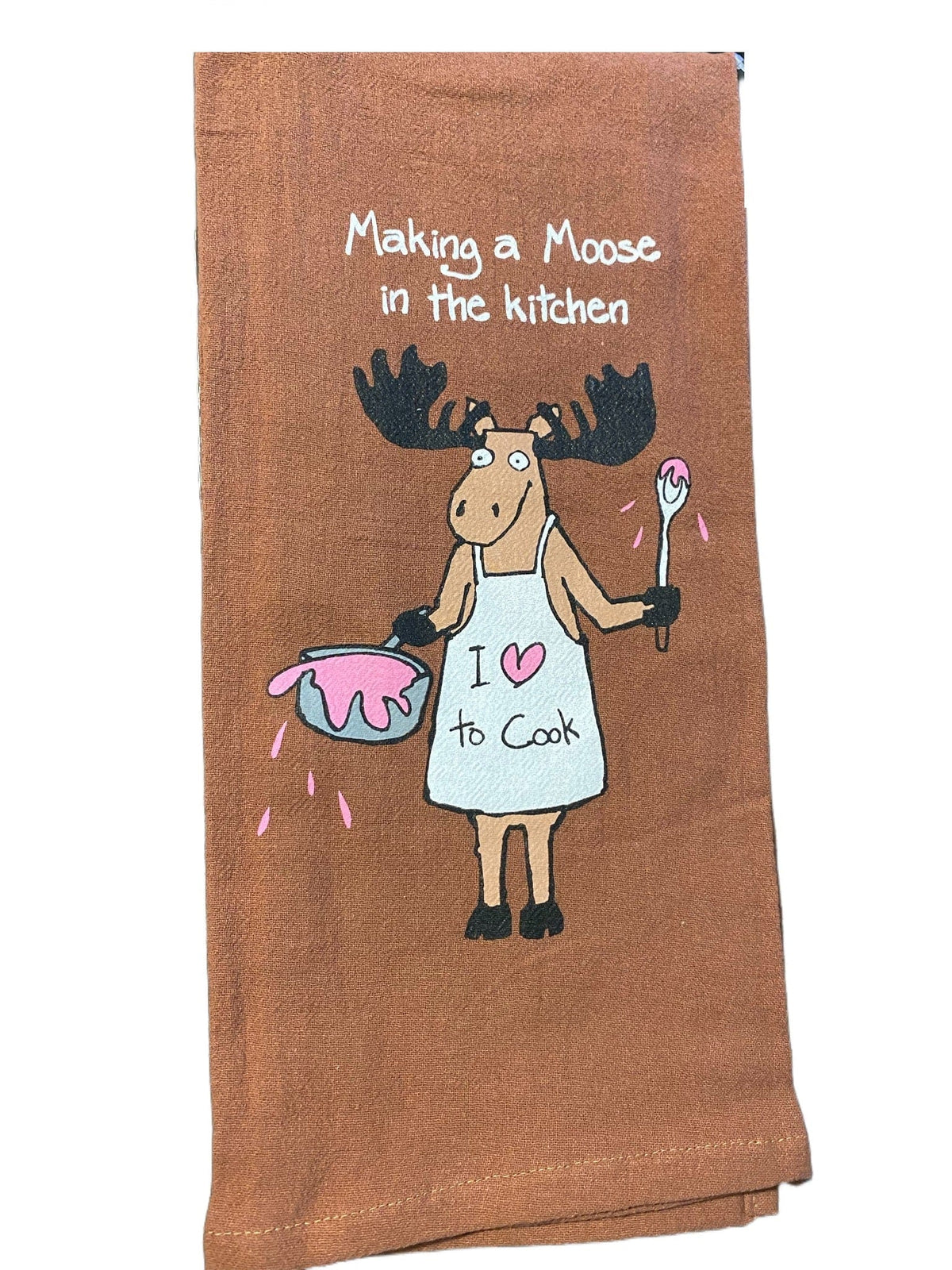 Be Like a Moose Dish Towel