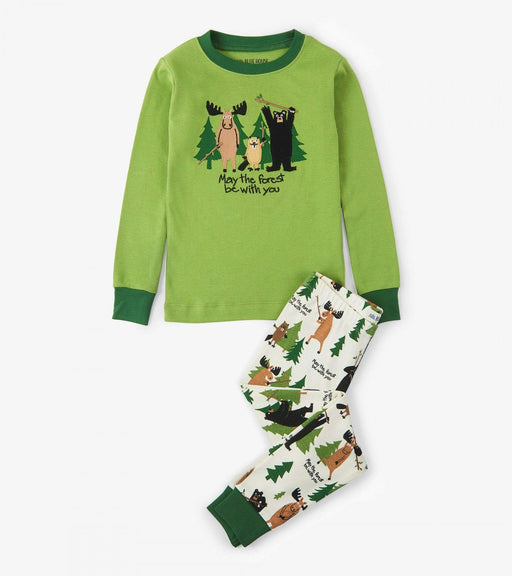 May the Forest be With you Kids Appliquí© Pajama Set SOFT GOODS / KIDS
