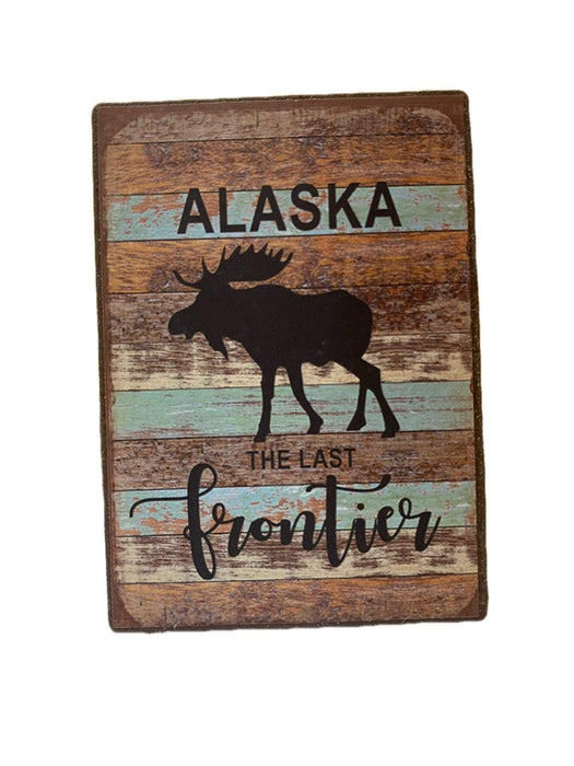 Moose Frontier Metal Magnet COLLECTIBLES / MAGNETS