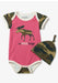 Moose Pink Camo, Baby Bodysuit & Hat SOFT GOODS / KIDS