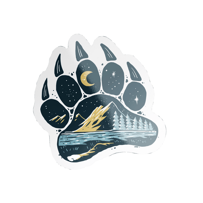Mountain Hand Bear Paw Sticker COLLECTIBLES / STICKERS