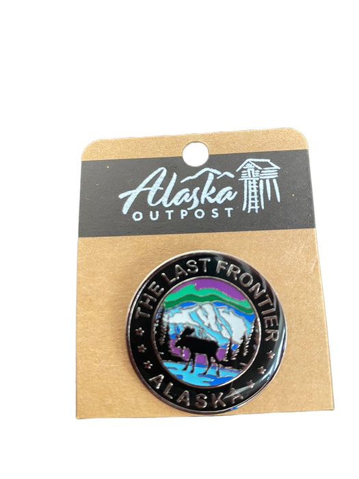 Norther Lights Last Frontier Moose, Pin COLLECTIBLES / PINS