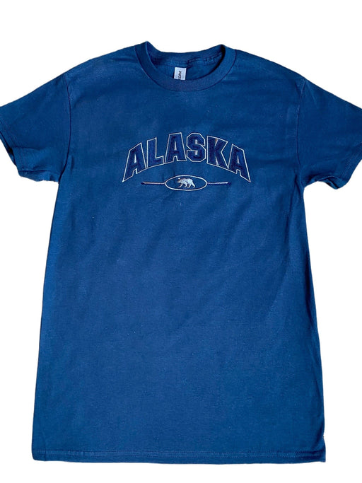 Regal Black Bear, Embroidered Adult T-shirt SOFT GOODS / T-SHIRT