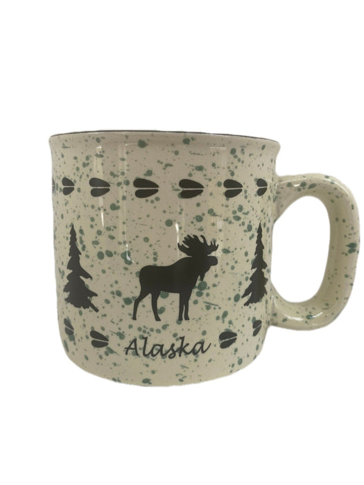 Speckled Moose/Tree Mug KITCHEN / MUGS, ASSORTED