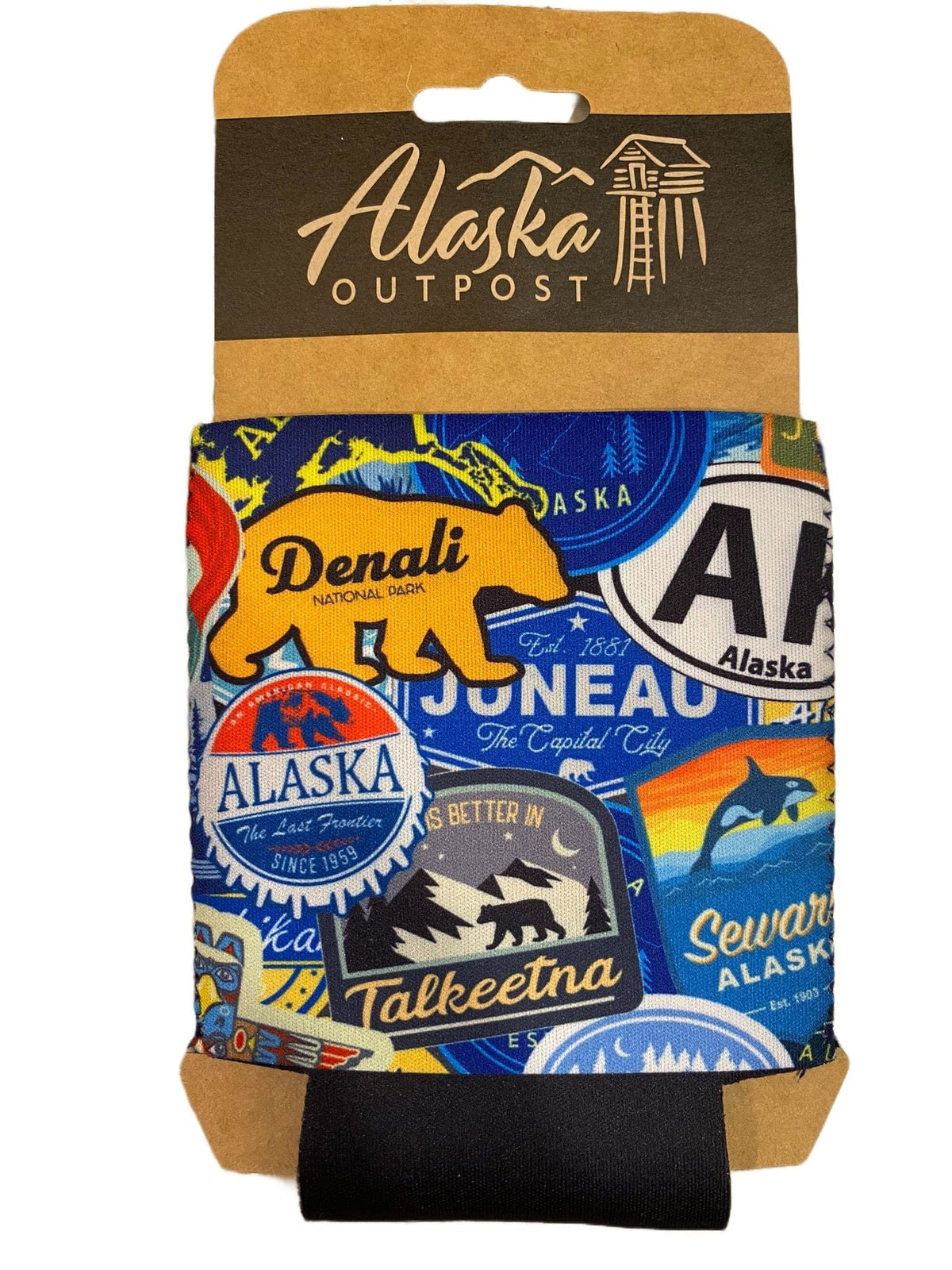 Sticker Collage, Koozie — Polar Bear Gifts