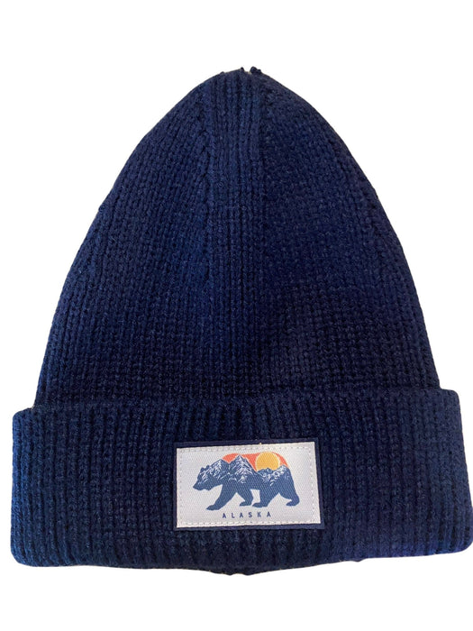 Sunset Grizzly Rectangle, Winter Hat WEARABLES / WINTER HATS